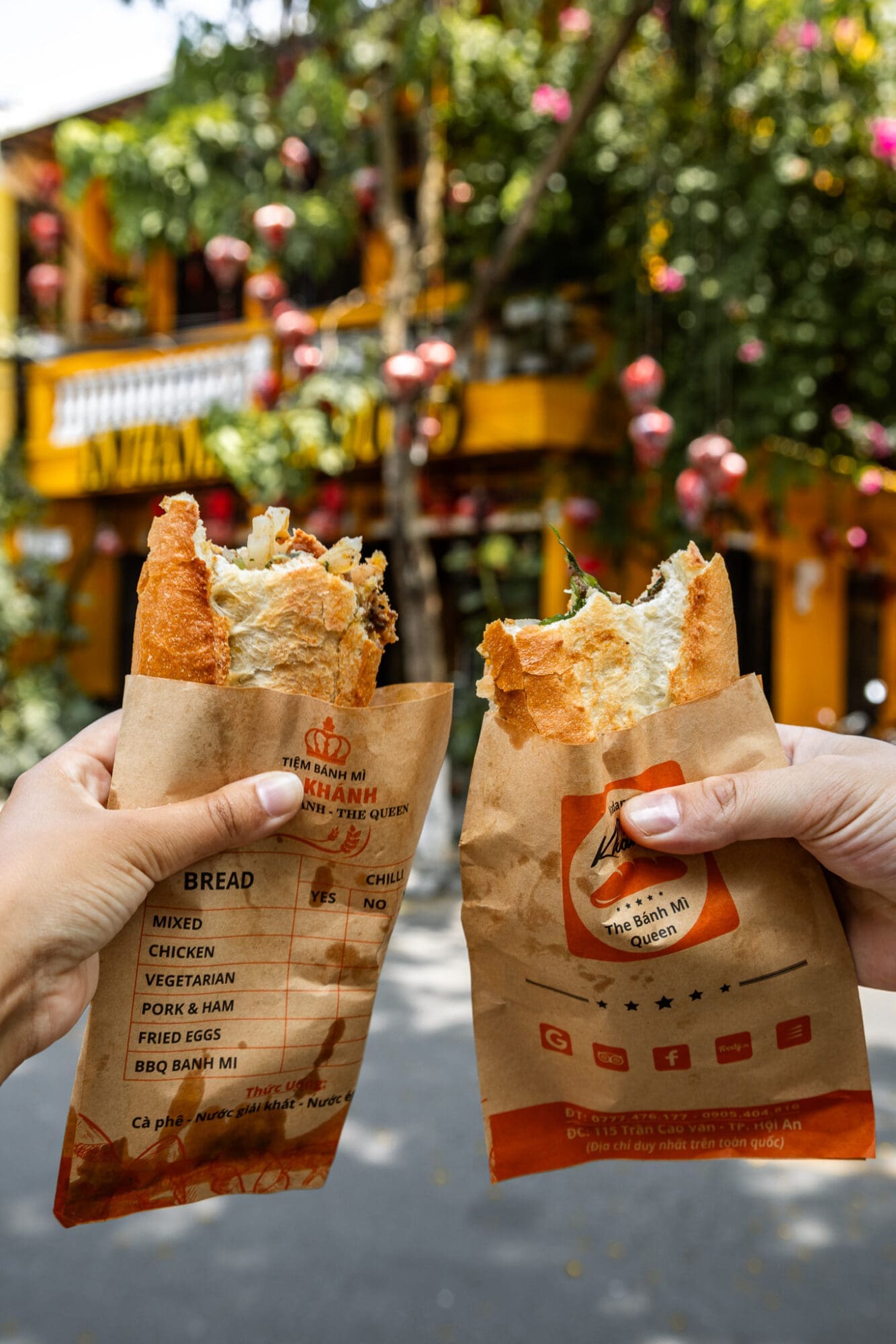 Madam Khanh - The Banh Mi Queen In Hoi An Vietnam Sandwiches