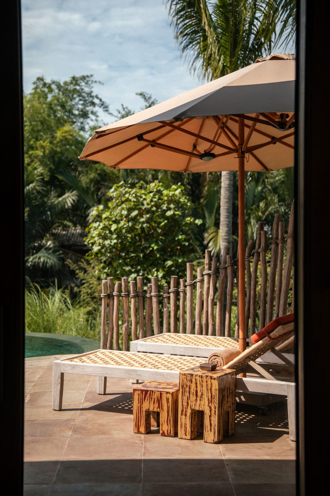 Namia River Retreat Sun Loungers Pool Villa Hoi An Hotels