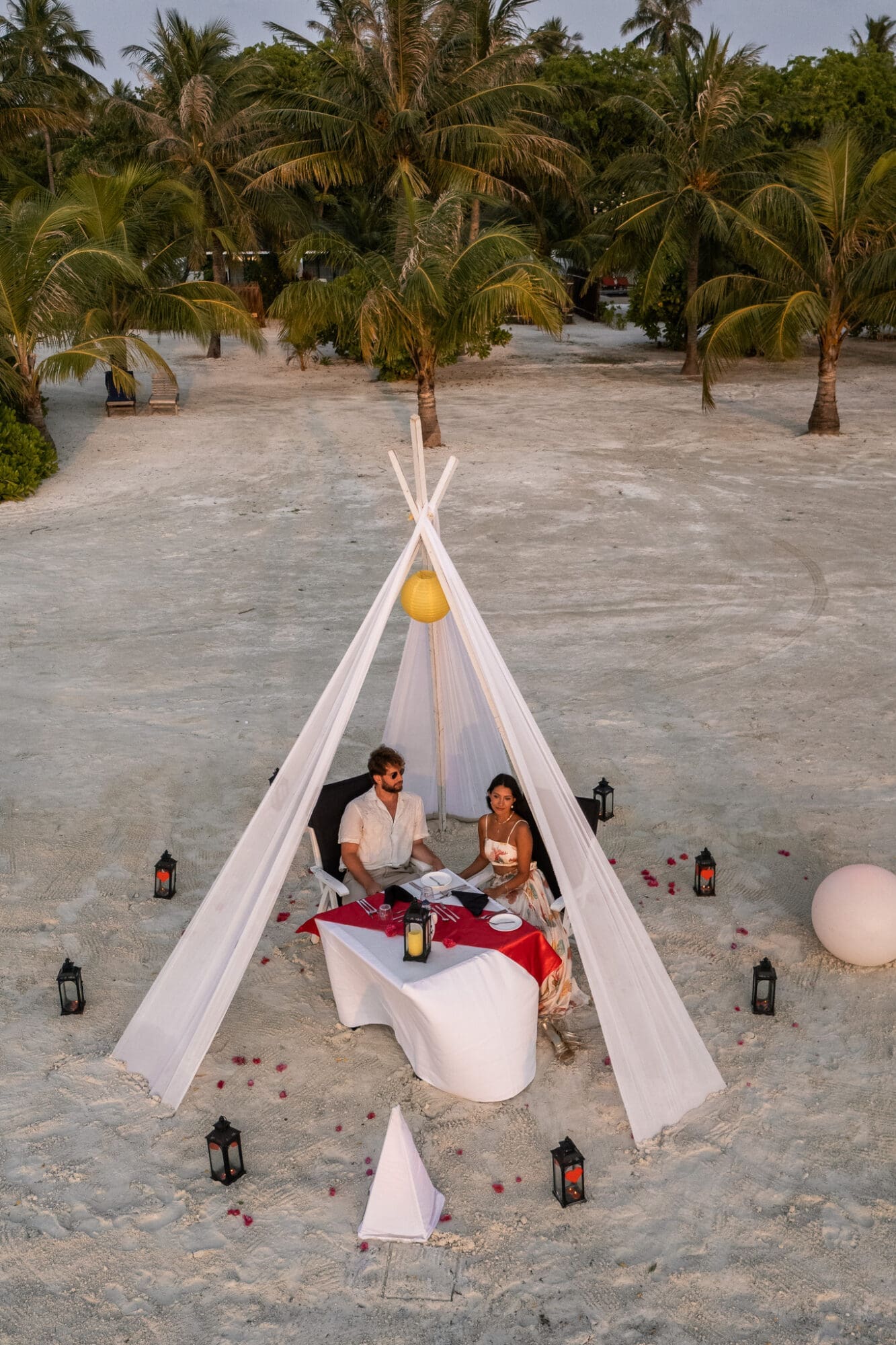 Sunset Private Beach Dinner Villa Nautica Maldives