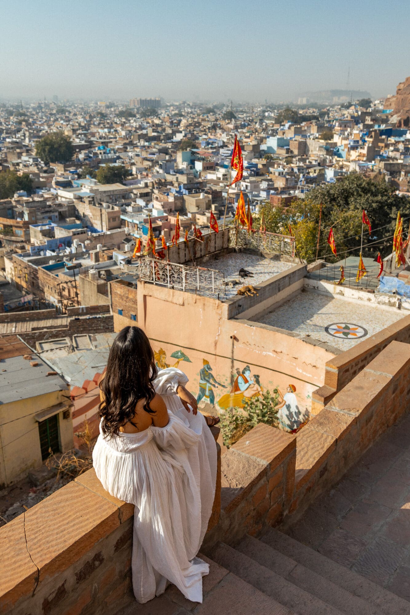 Jodhpur Blue City Views India Rajasthan Itinerary