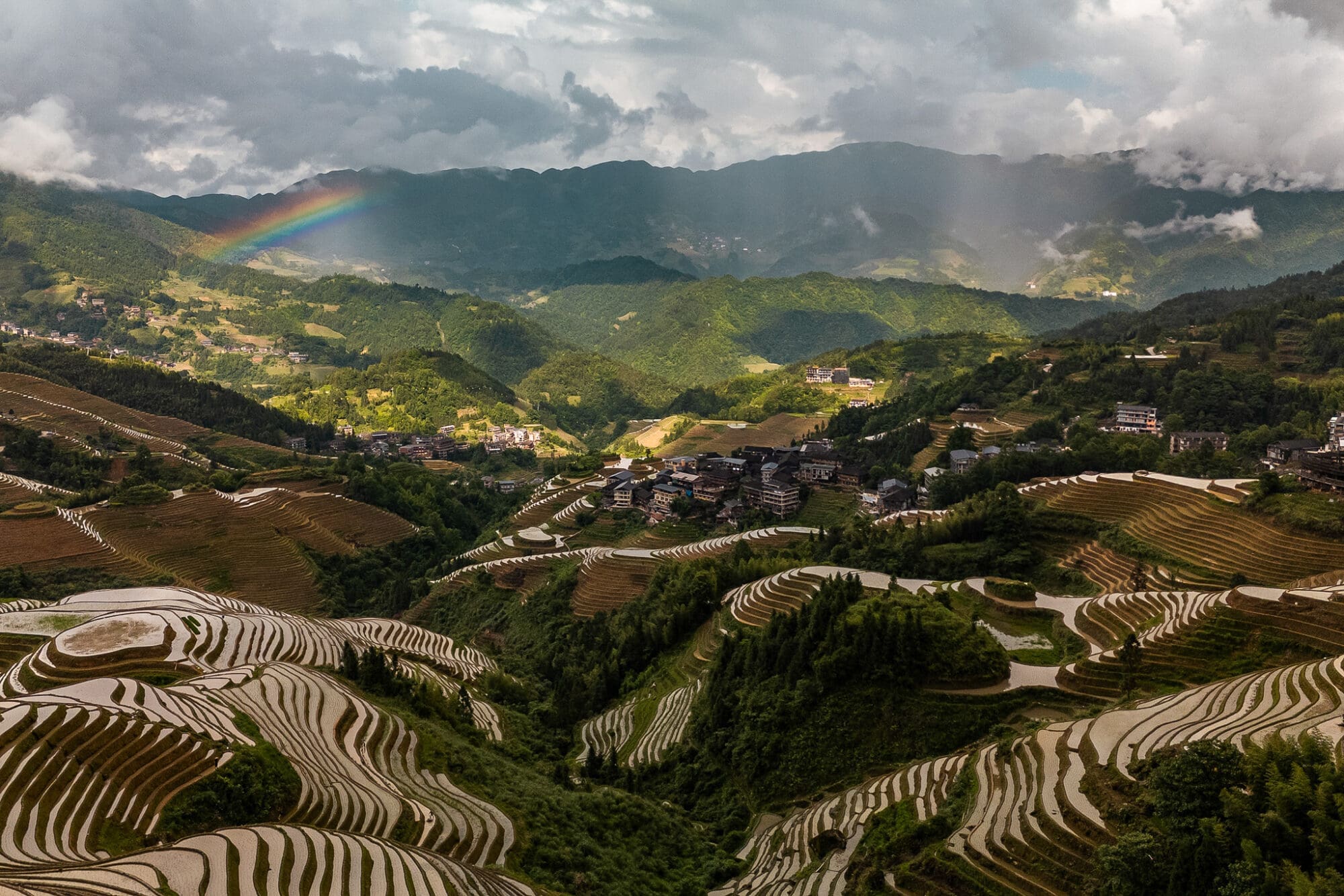 Longji Rice Terraces Rainbow Landscape Guilin Guangxi China Itinerary Things to do