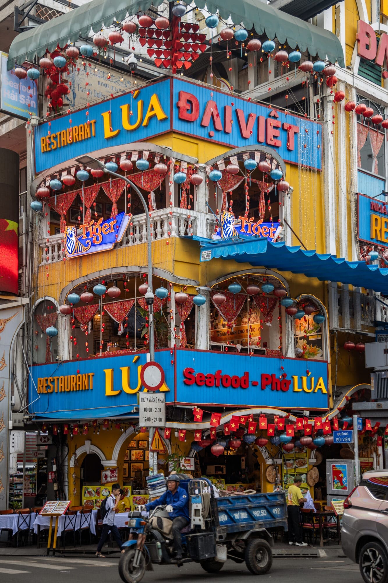 Street Scene in Ho Chi Minh City Vietnam