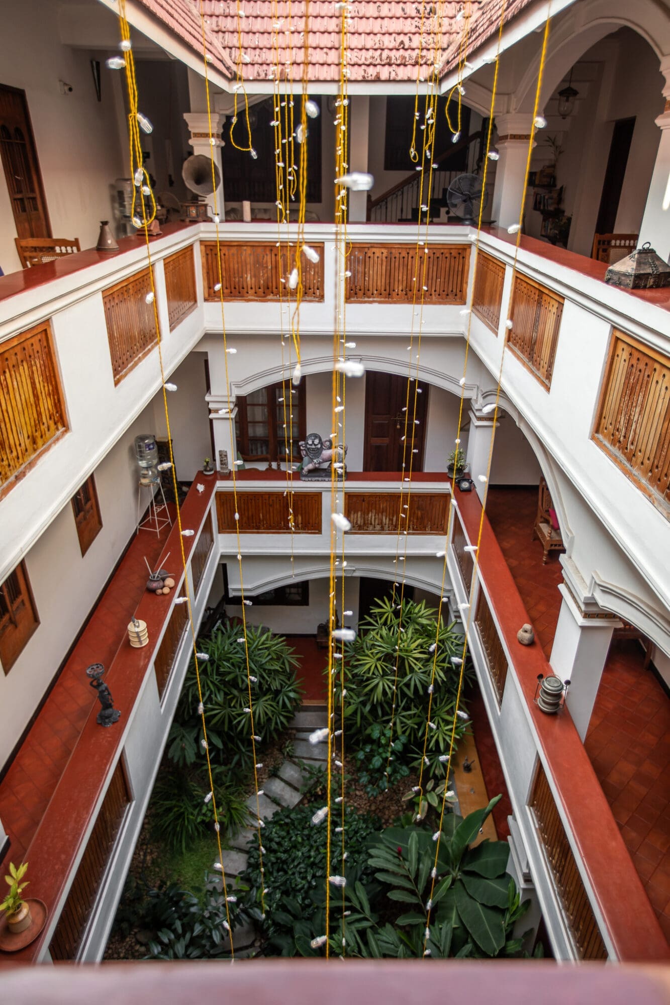 The Fort Bungalow Kochi Homestay Kerala Itinerary Courtyard