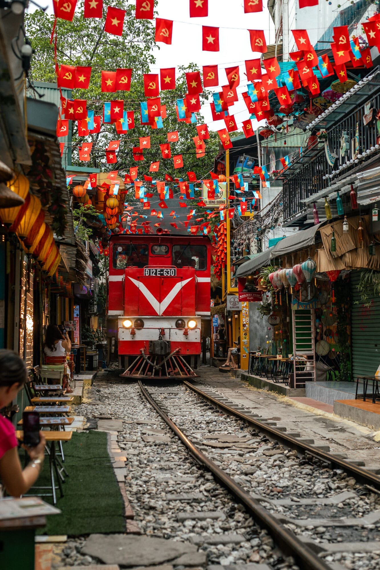 Train Street Hanoi Vietnam