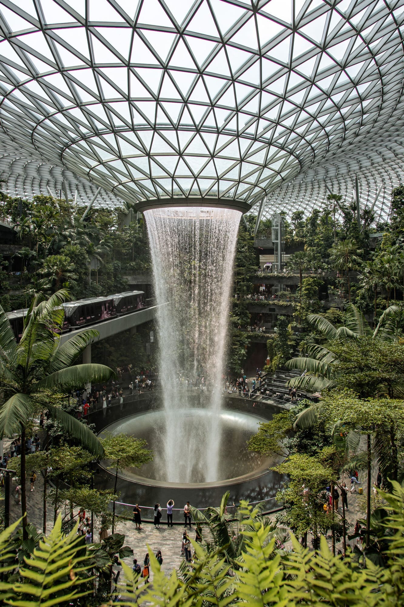 Changi Airport Jewel Rain Vortex Singapore
