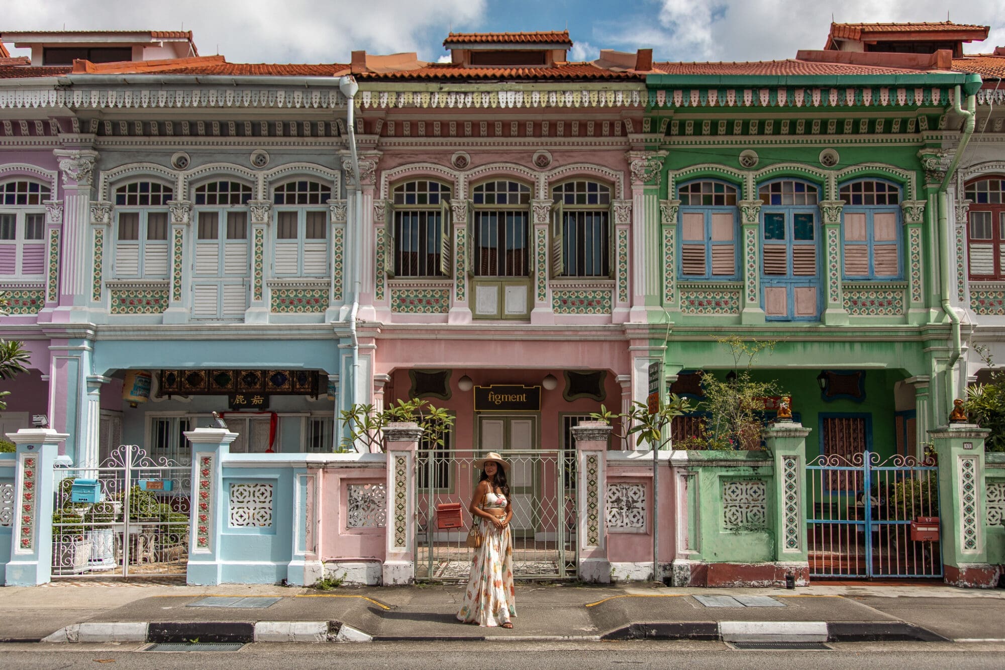 Koon Seng Road Singapore Peranakan Colourful Houses