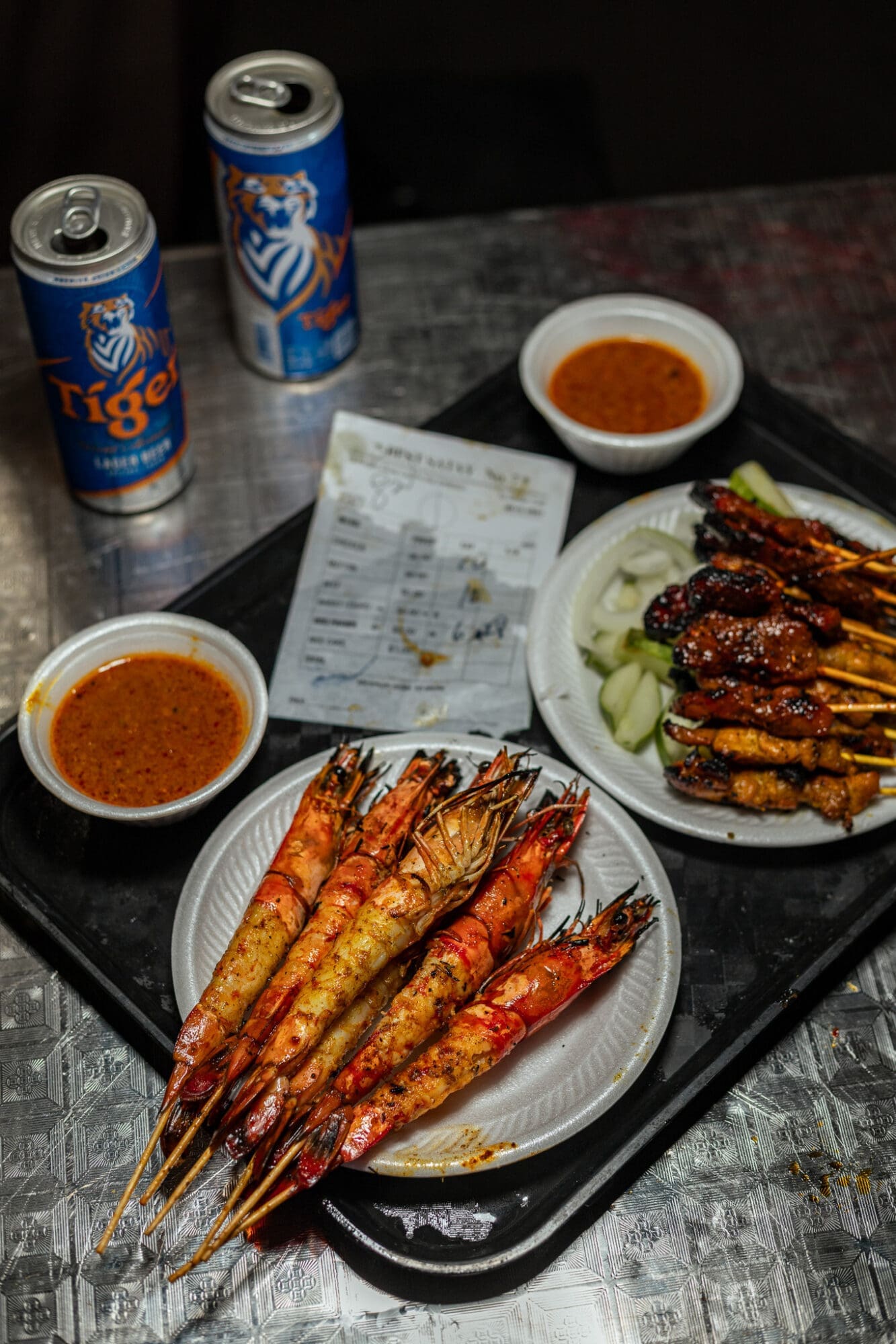 Satay Street Lau Pa Sat Singapore street food guide
