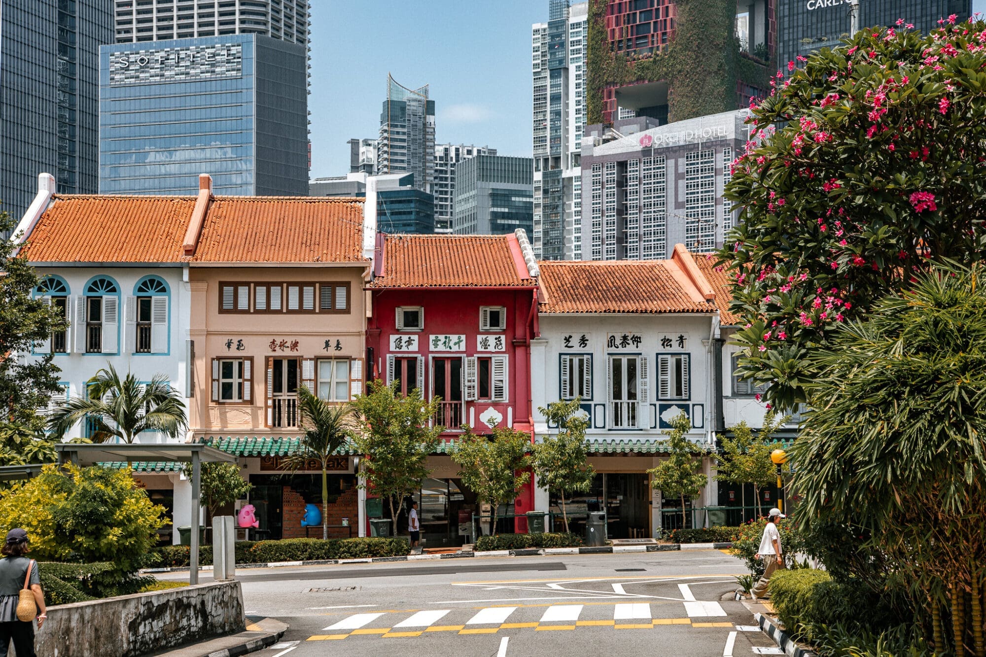 Singapore Chinatown Shophouses street scene Guide