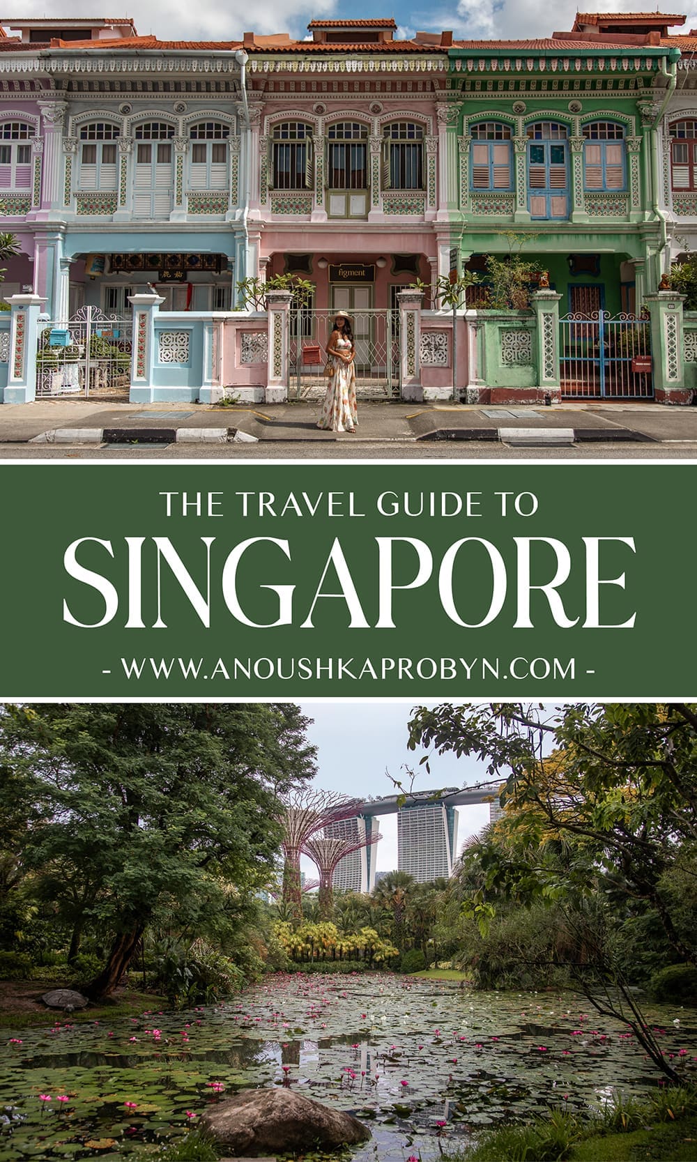 Things to do in Singapore Travel Guide Pinterest Graphic