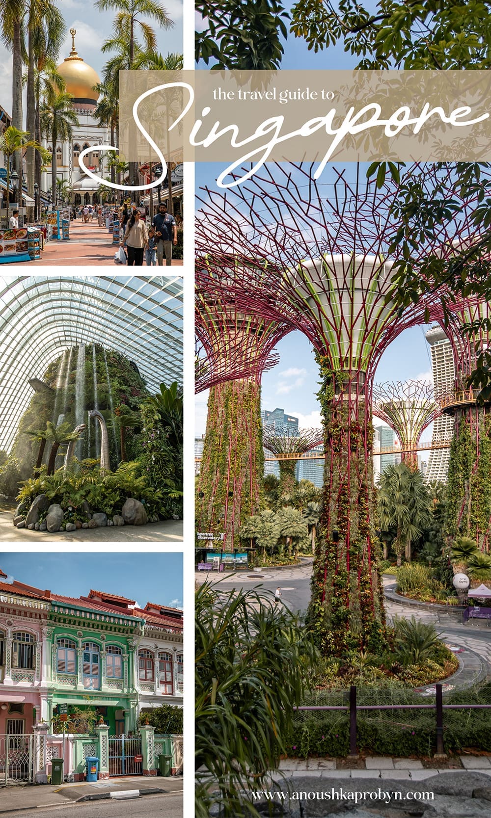Things to do in Singapore Travel Guide Pinterest Graphic