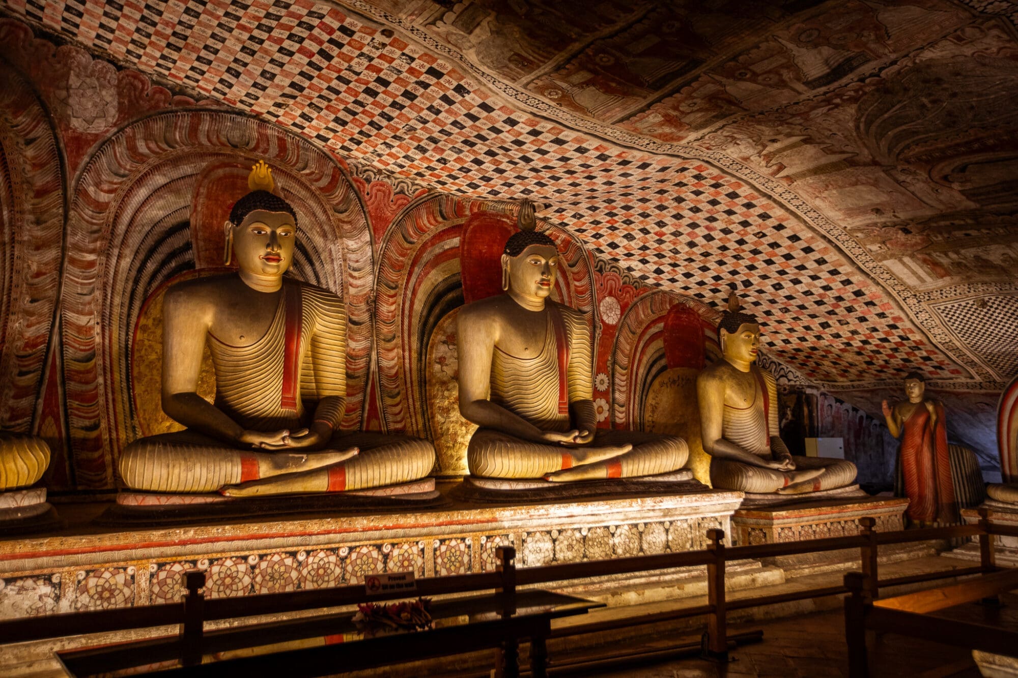 Dambulla Cave temple things to do in Sri Lanka Cultural Triangle Buddha Statues