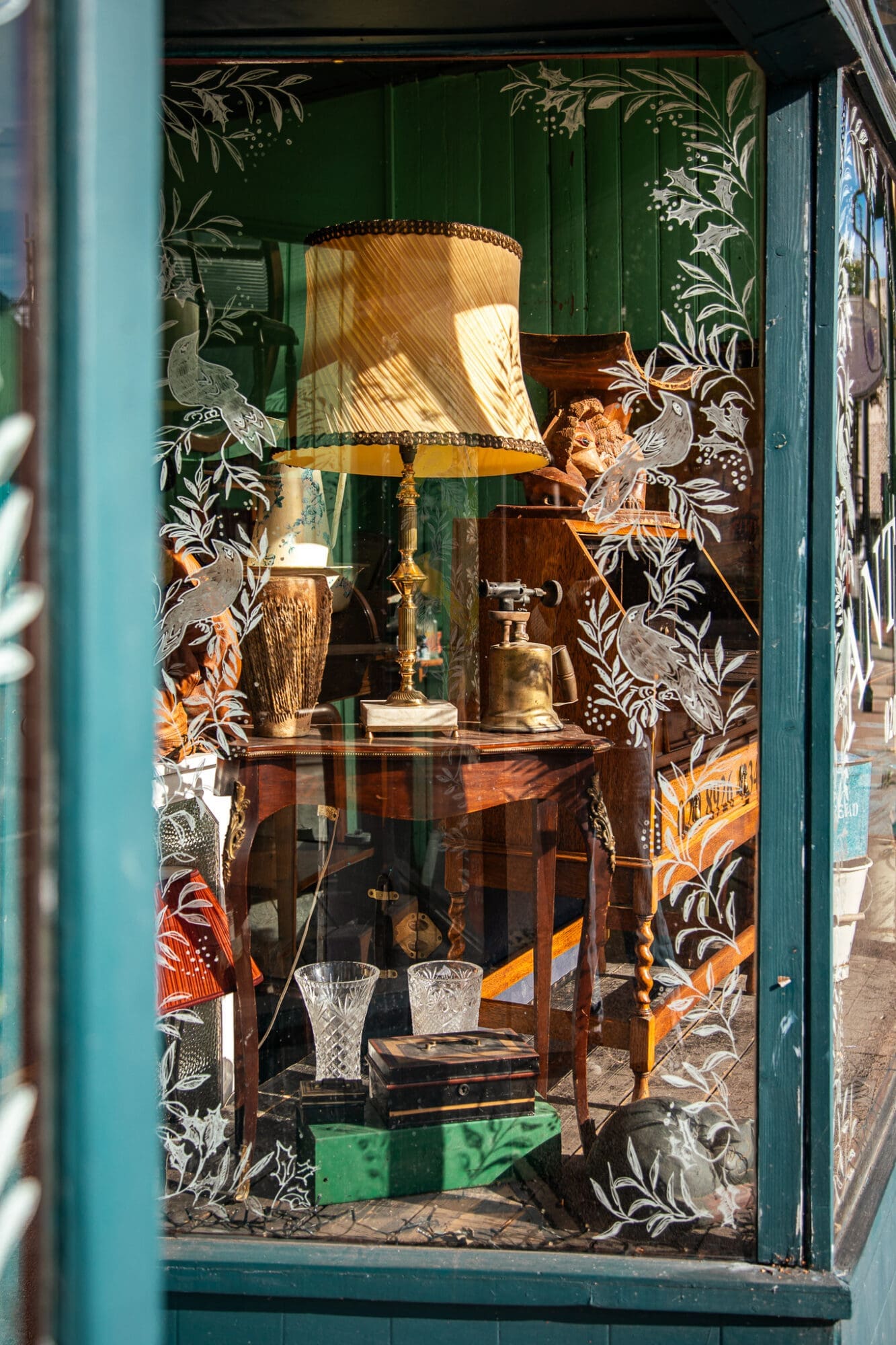 Walthamstow Antiques Shop Window Hoe Street