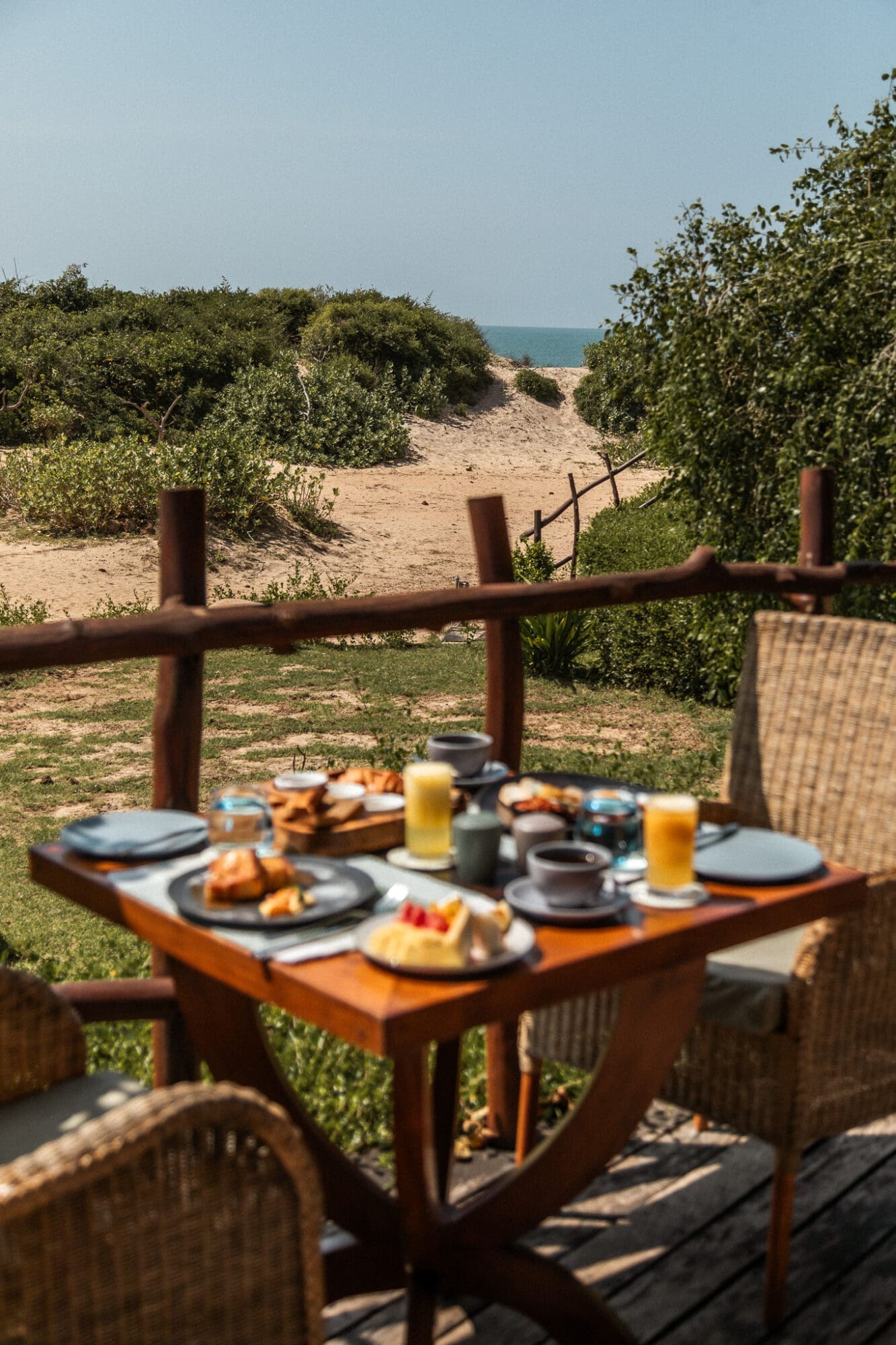 Yala Uga Chena Huts Safari Review Luxury Hotels in Sri Lanka Breakfast