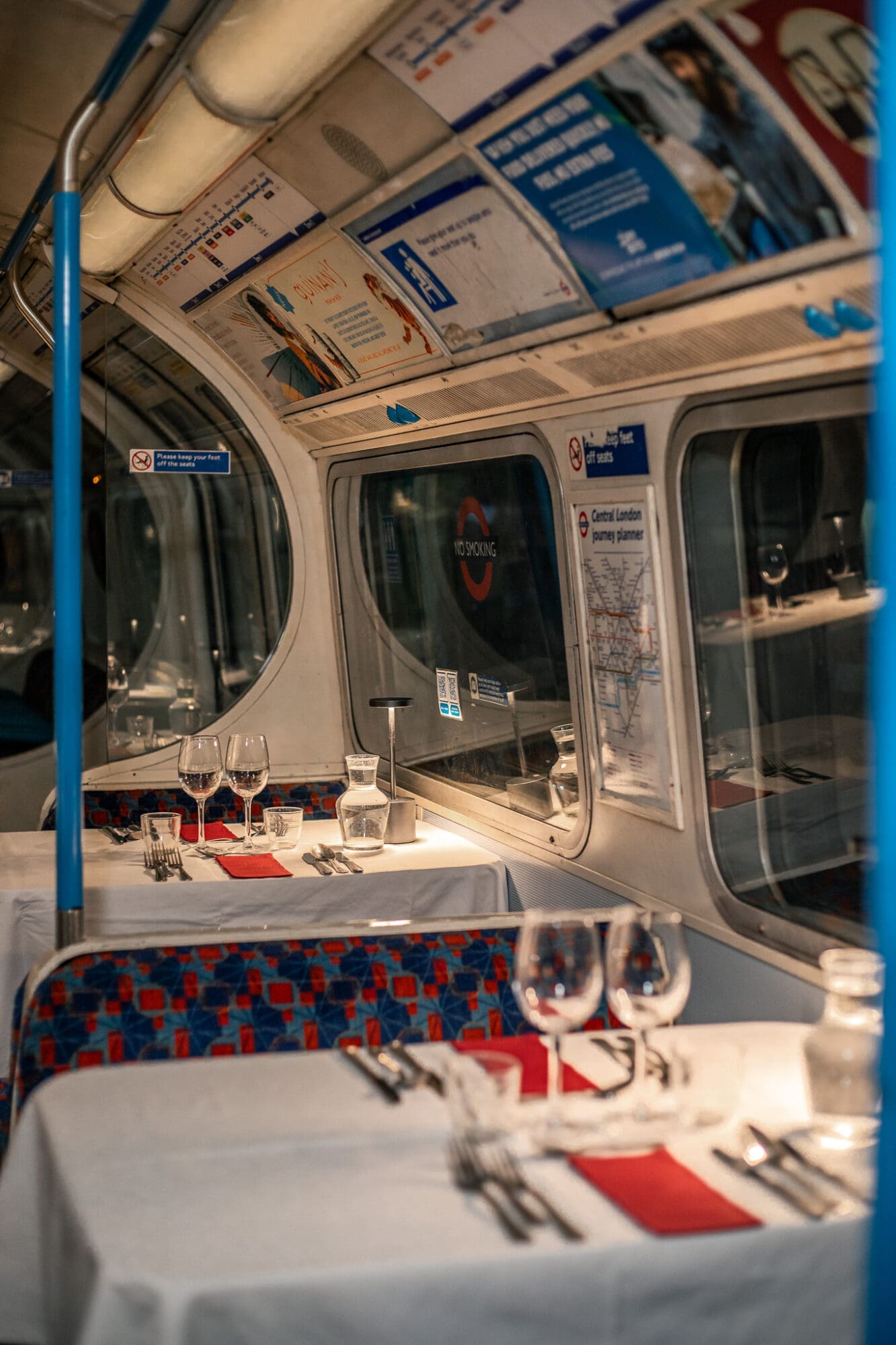 Things to do in Walthamstow Supper Club Restaurant on a tube train