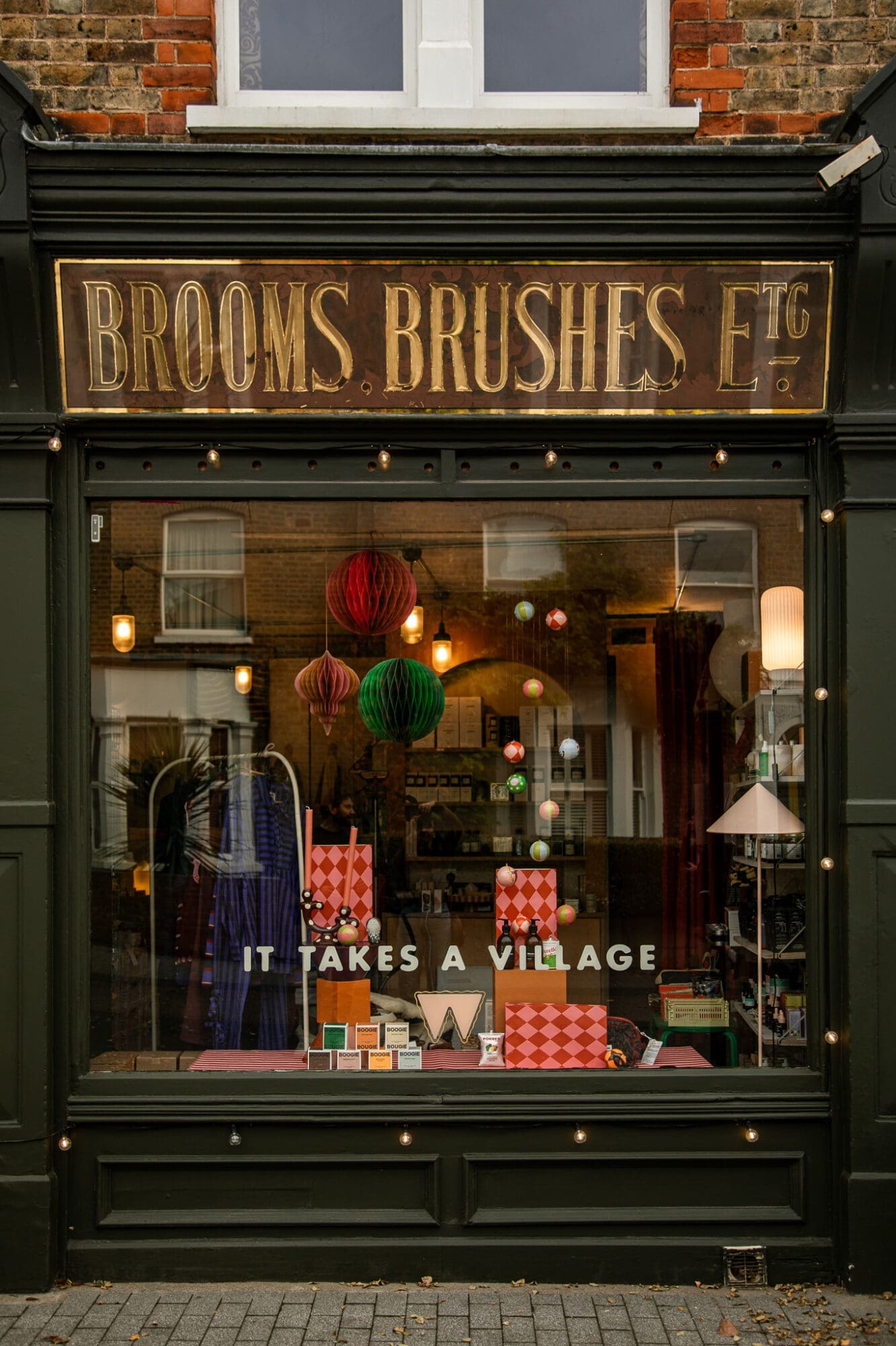 Walthamstow Village W Store Boutique Shopping Exterior Window Display