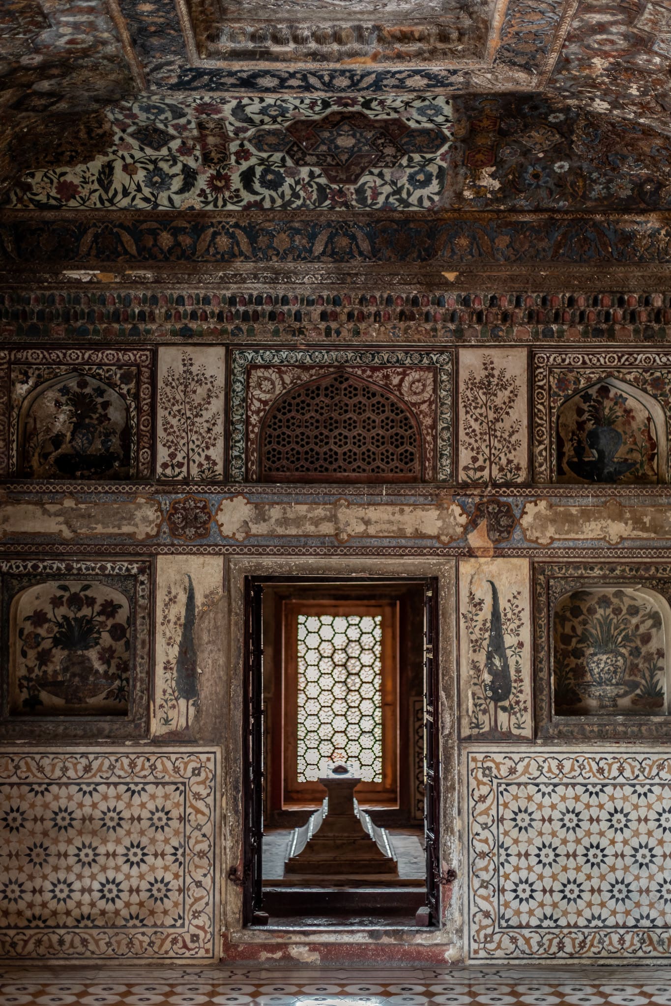 Agra Baby Taj Tomb of Itmad-ud-Daulah India Golden Triangle Itinerary Interiors