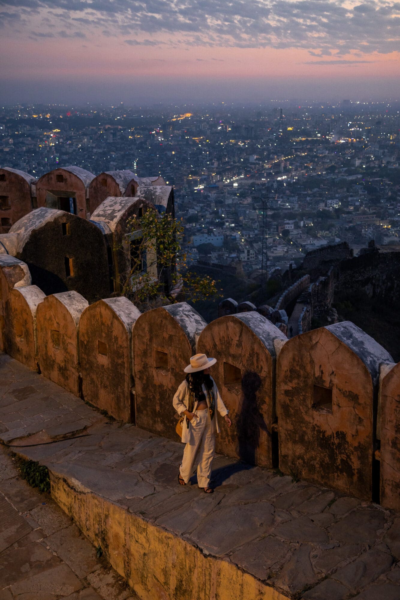 Nahargarh Fort Sunset things to do in Jaipur India View