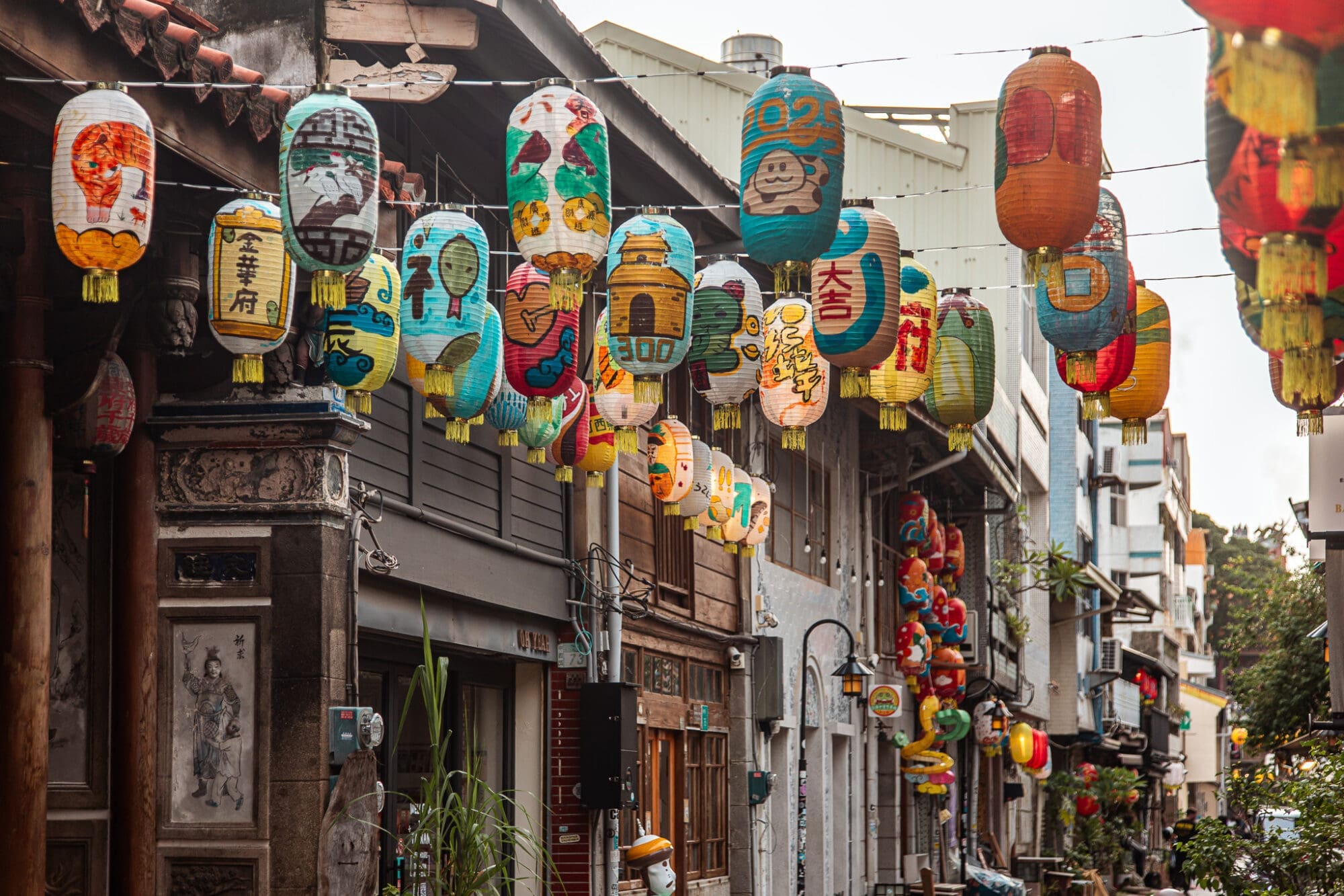 Shennong Street Lanterns Things to do in Tainan Taiwan
