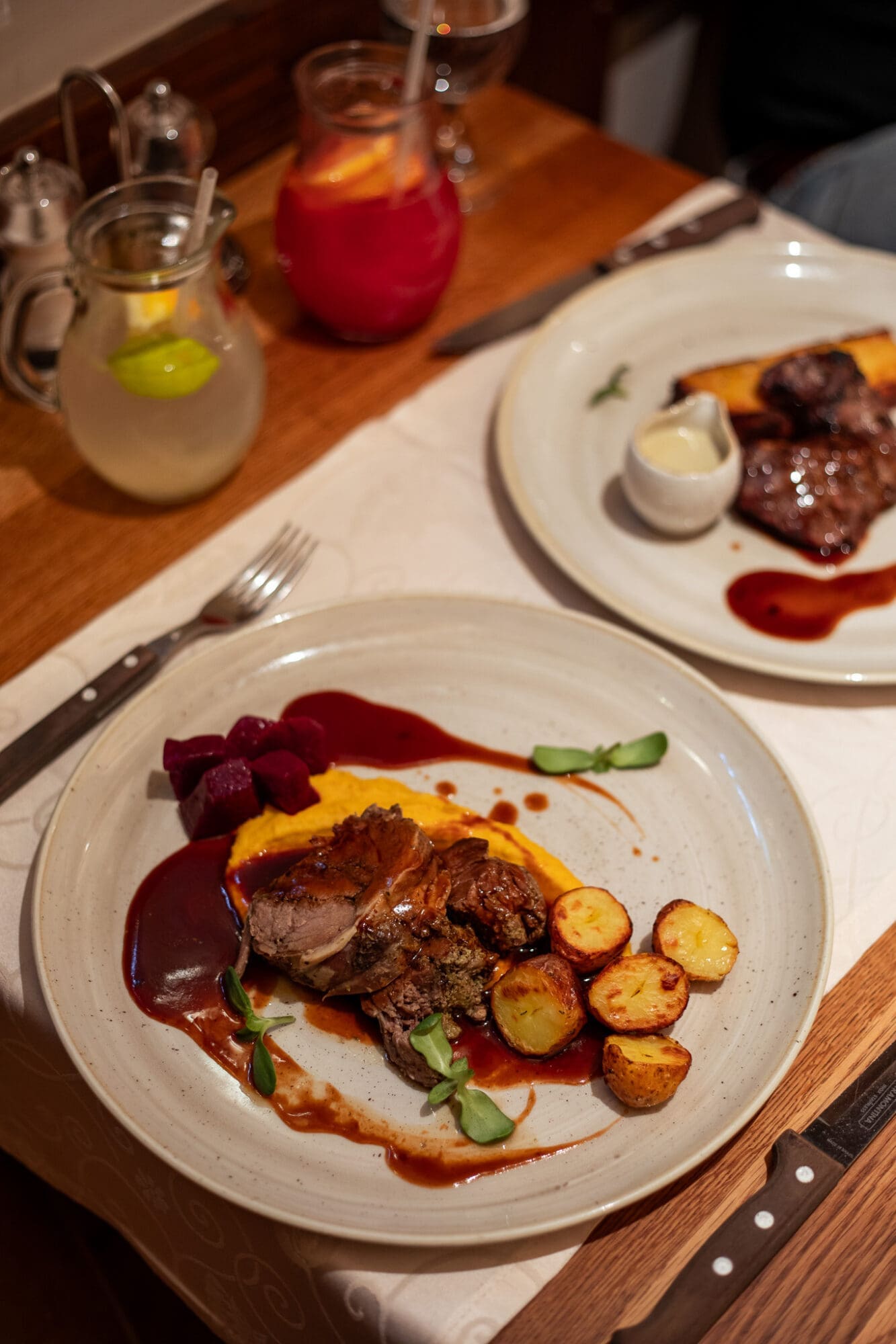 Bílá kráva Steak and Lamb Dishes Restaurants in Prague