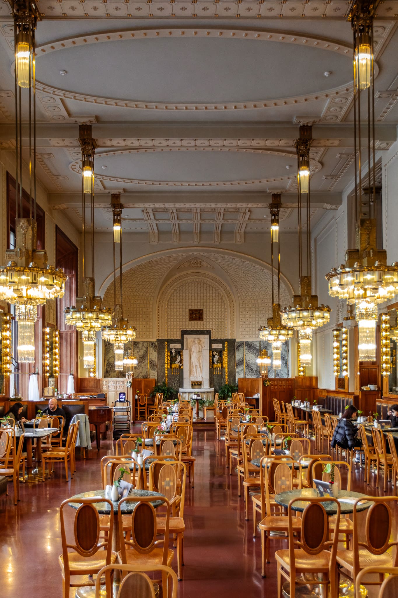 Obecni Dum Cafe at the Municipal Hall Prague Interiors