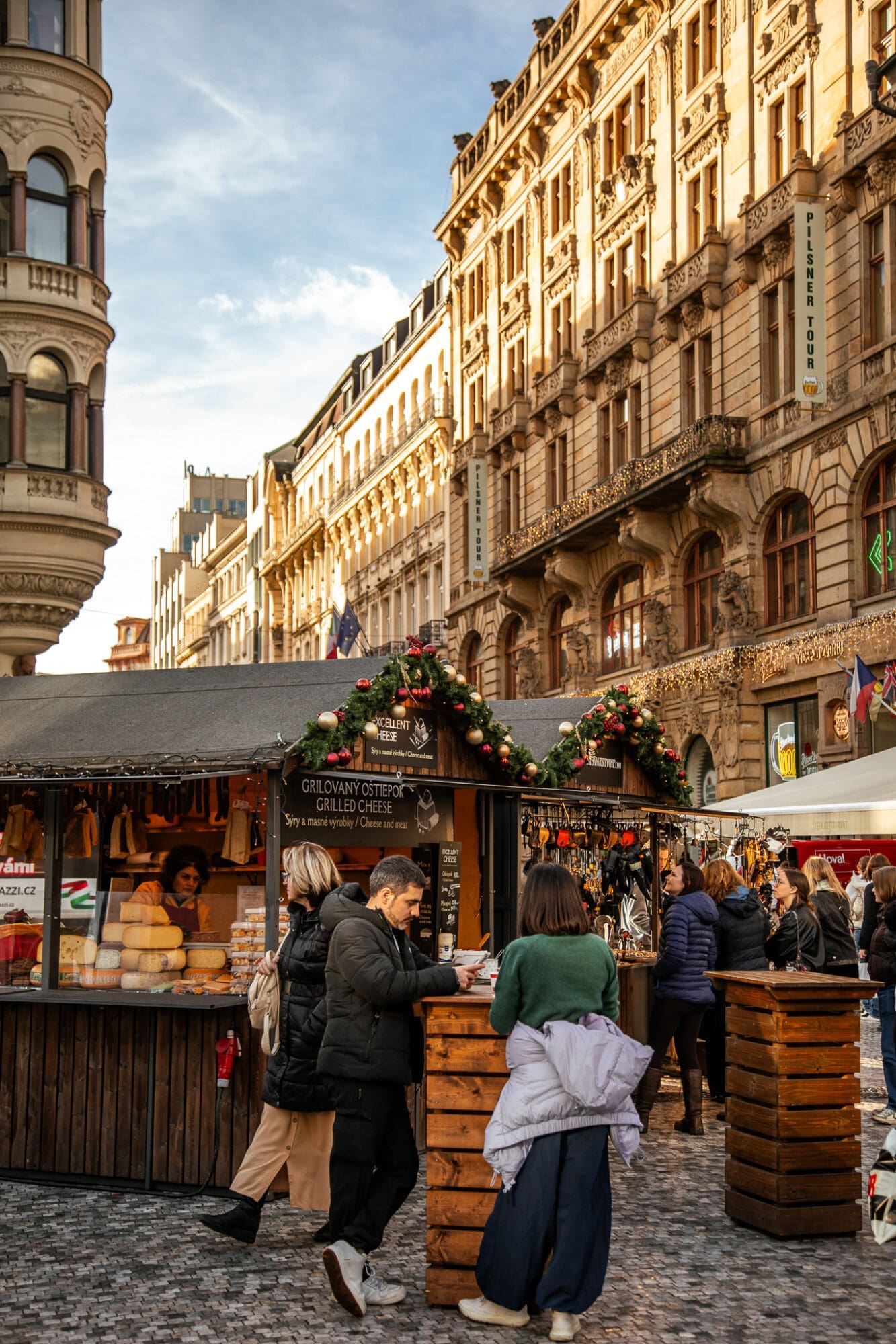 Wenceslas Square Christmas Market Prague