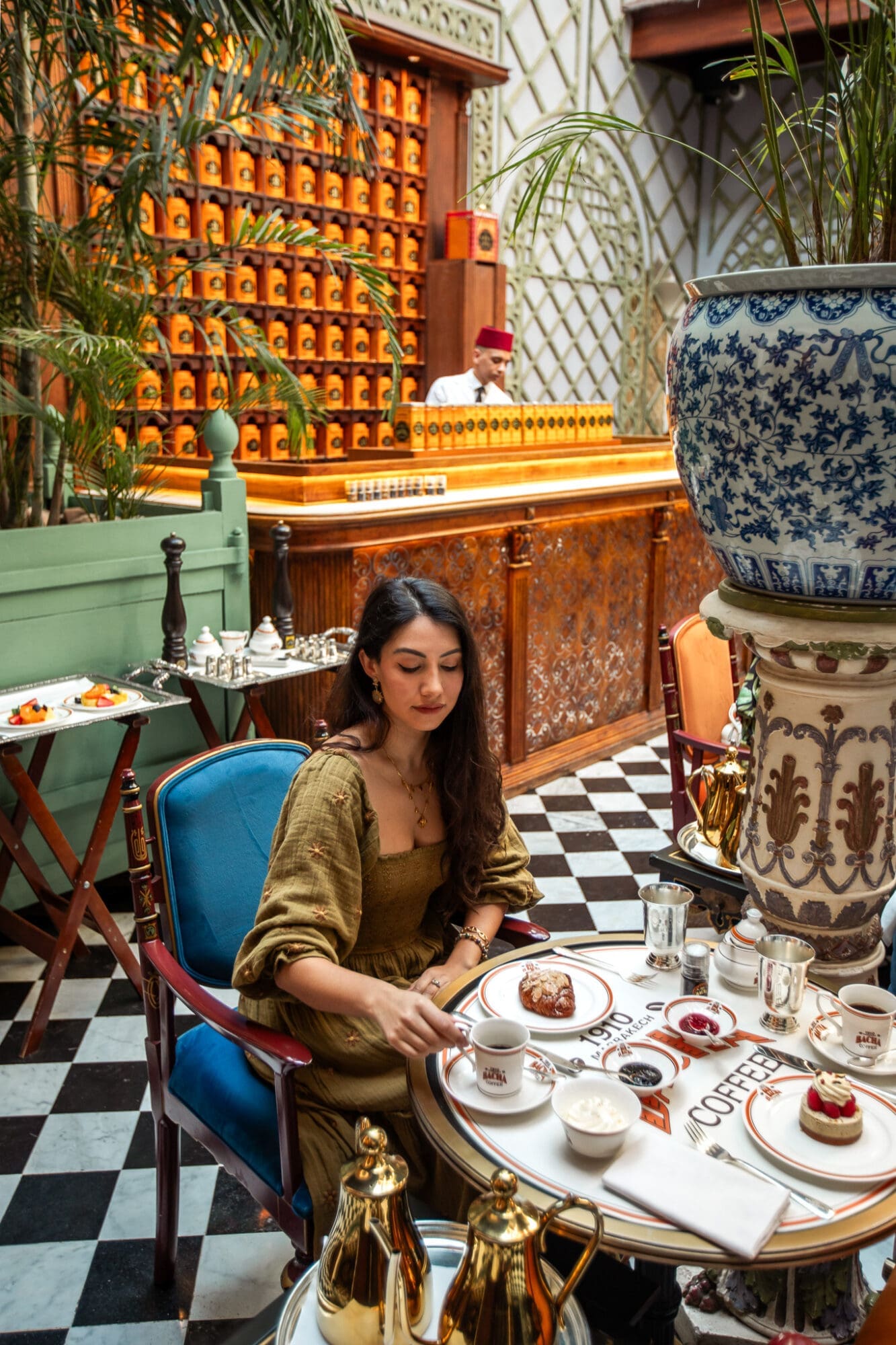 Bacha Coffee Marrakech things to do Breakfast pastries