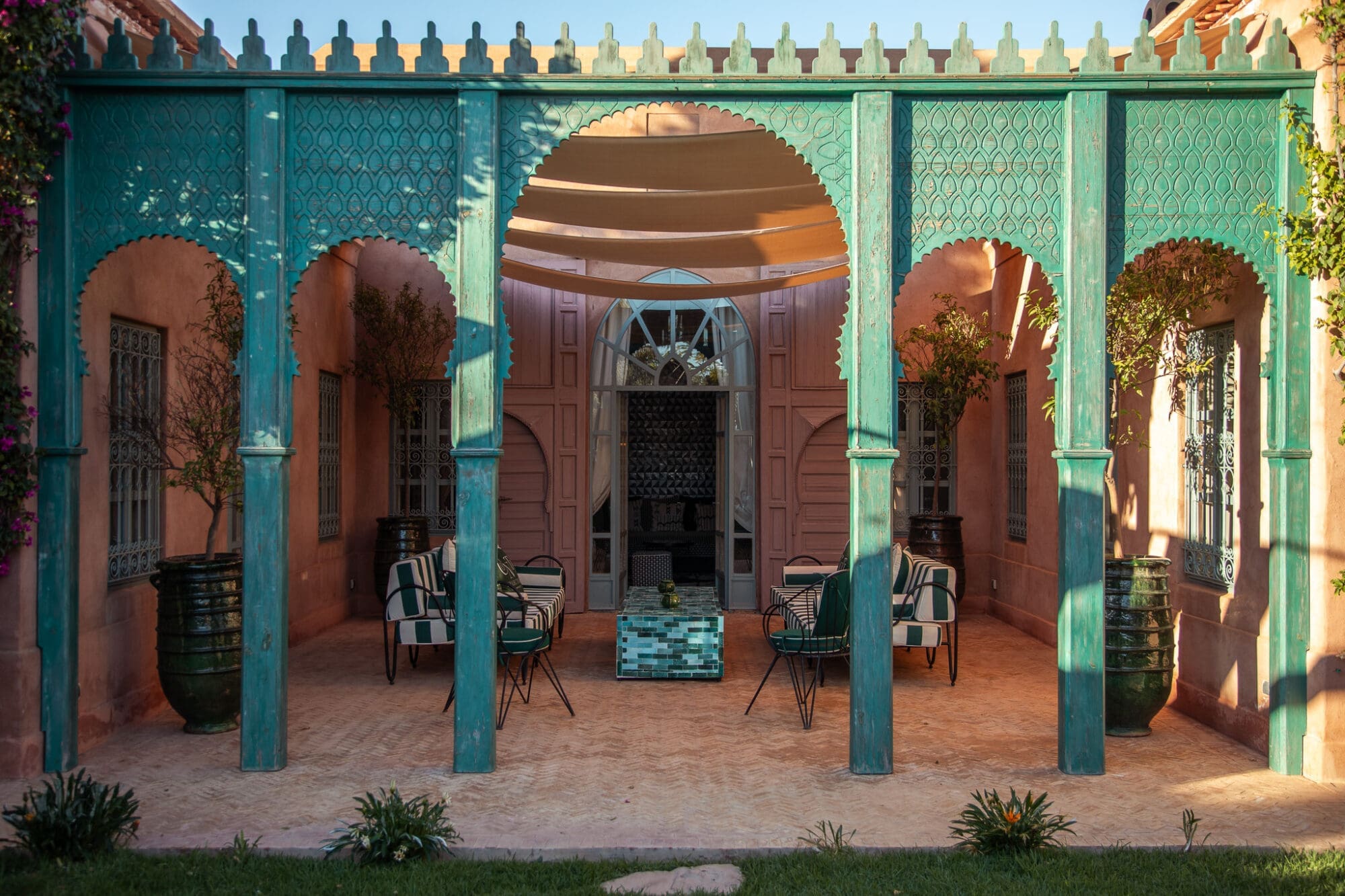 Kasbah Conti Marrakech Private Villa Review Terrace