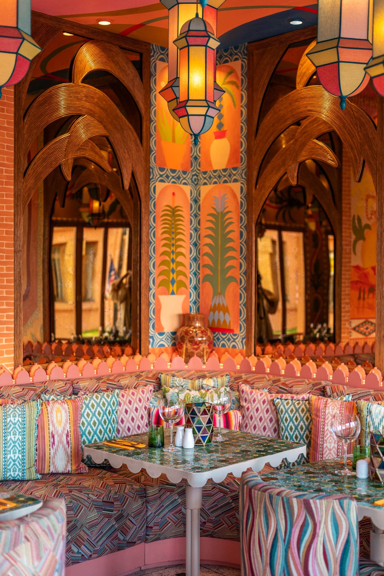 Mo-Mo Restaurant Rooftop Marrakech Morocco Interiors Decor