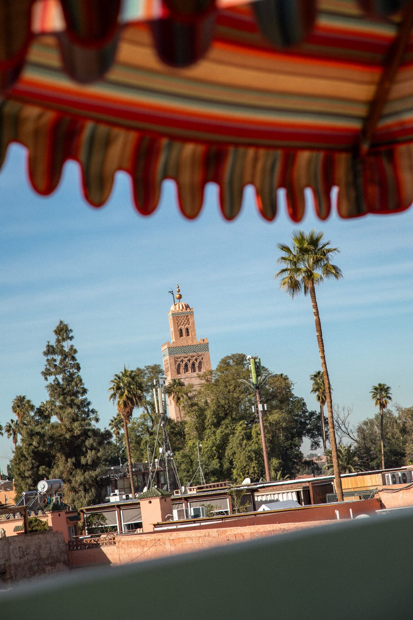 Mo-Mo Restaurant Rooftop Marrakech Morocco Interiors Rooftop View