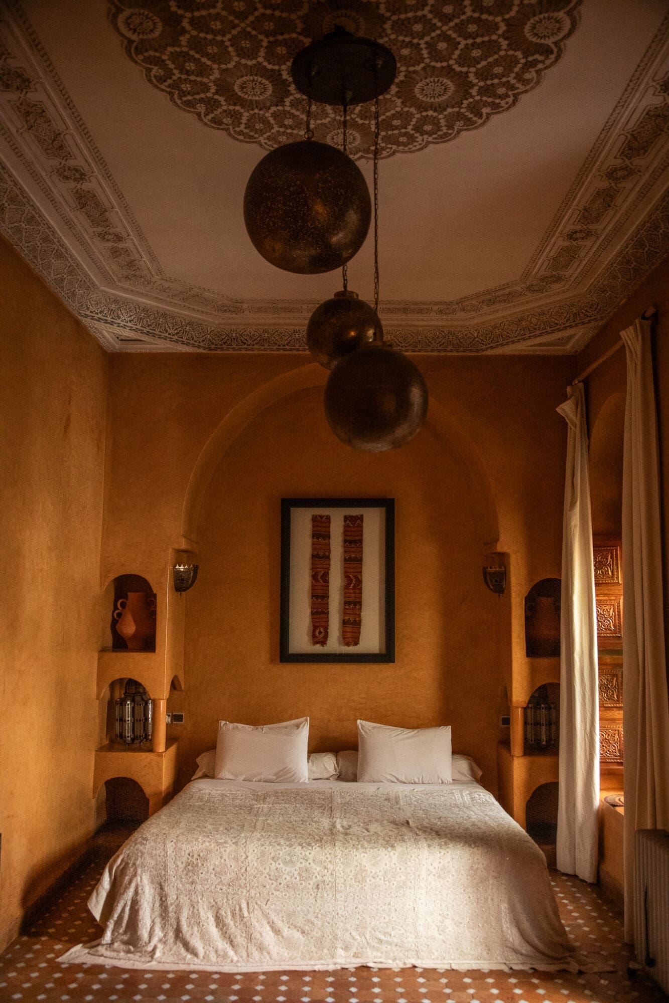 Suite Bedroom Riad Jardin Secret Best Riads Hotels in Marrakech Morocco