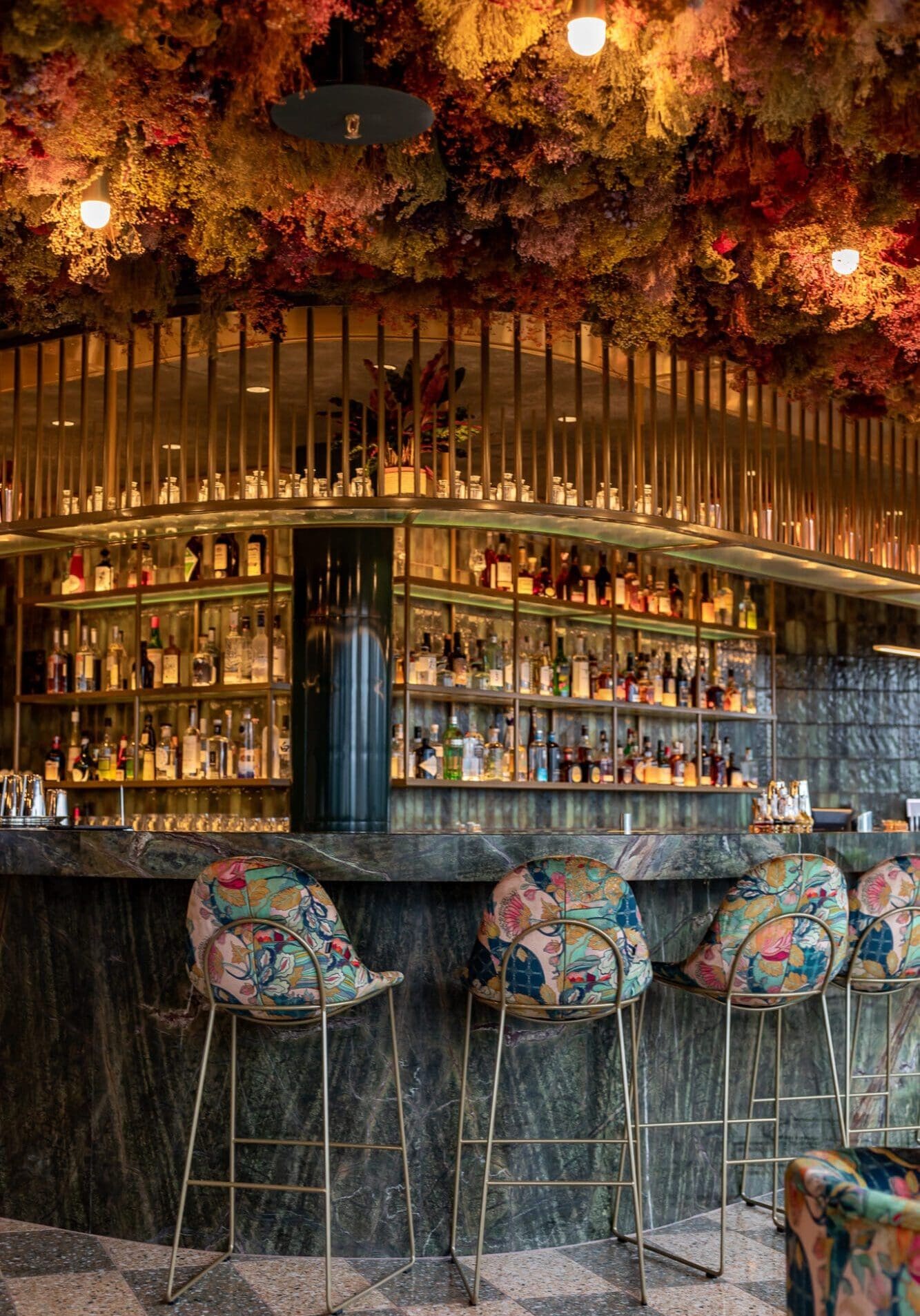 Florattica London Rooftop Bar Cocktails Instagram Bars in London Interiors