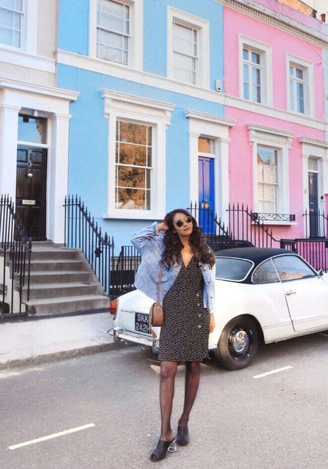 Anoushka Probyn UK London Fashion Blogger Travel Guide Notting Hill Pastel Houses