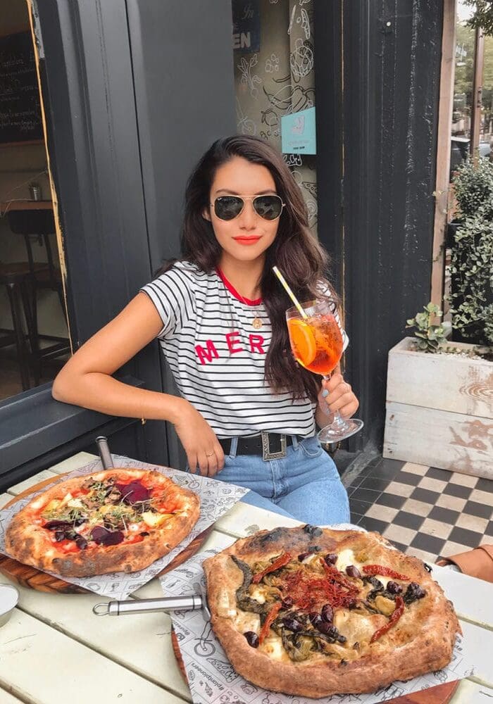 Anoushka Probyn UK London Fashion Travel Blogger Purezza Vegan Food Restaurant Pizza Veganuary Review