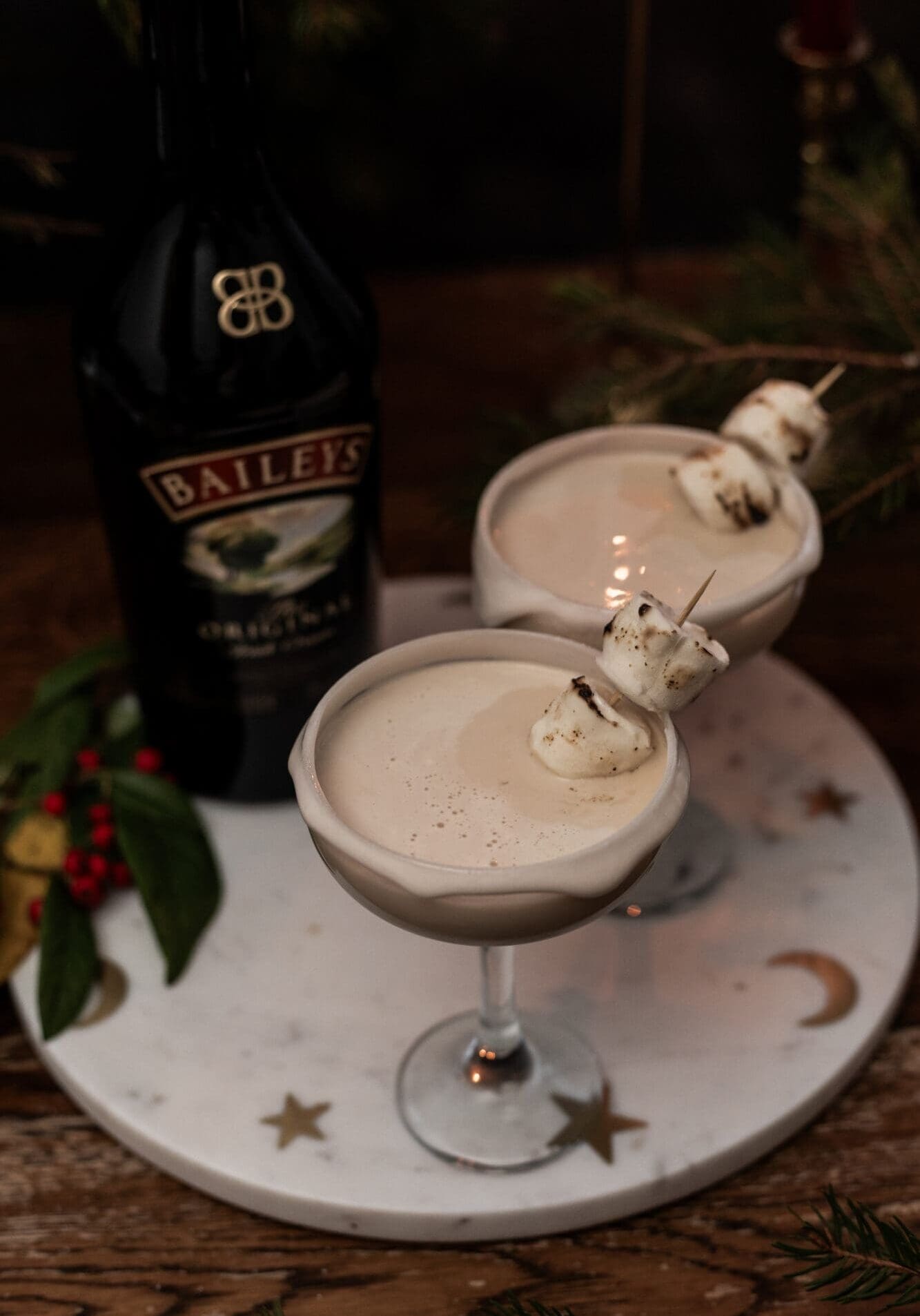Baileys Christmas Cocktail Recipe Vodka Chocolate Marshmallow Festive Drinks