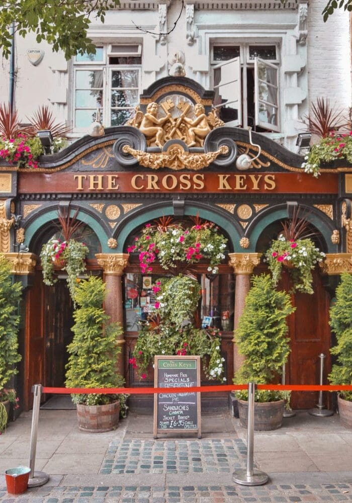 Covent Garden Area Guide London Cross Keys Drinking Pubs
