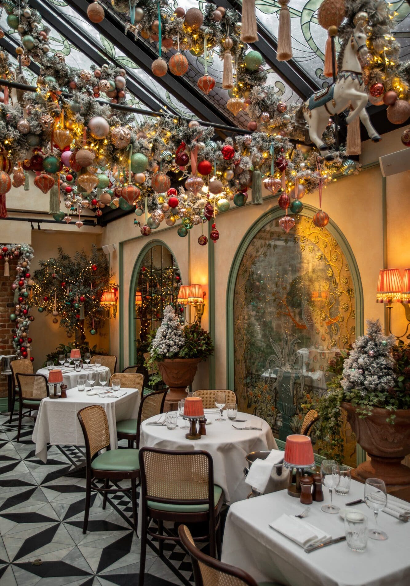 Daphne's Mayfair Christmas Restaurant Instagram Location London