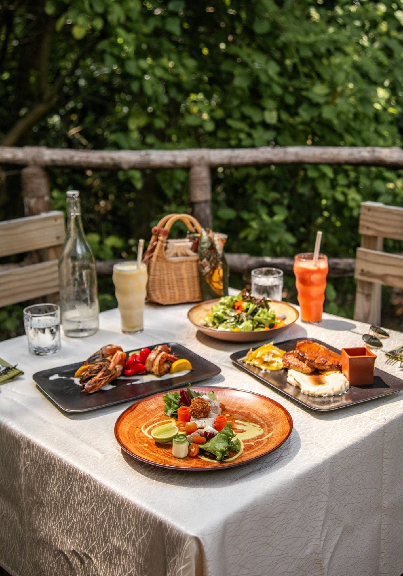 Dining at Zero Restaurant Villa Park Maldives