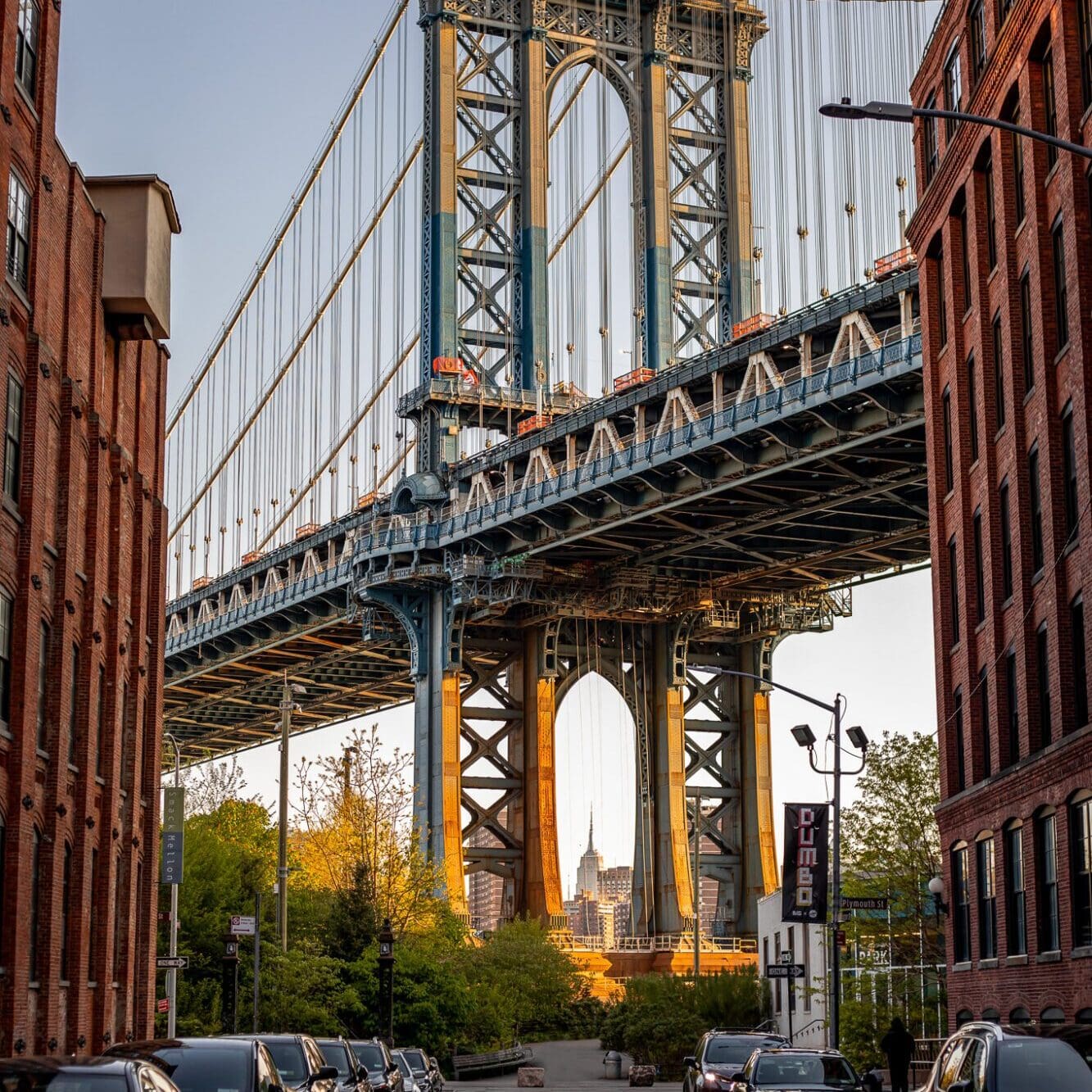 Dumbo Manhattan Bridge Washington Street View at Sunrise Instagram Locations in New York
