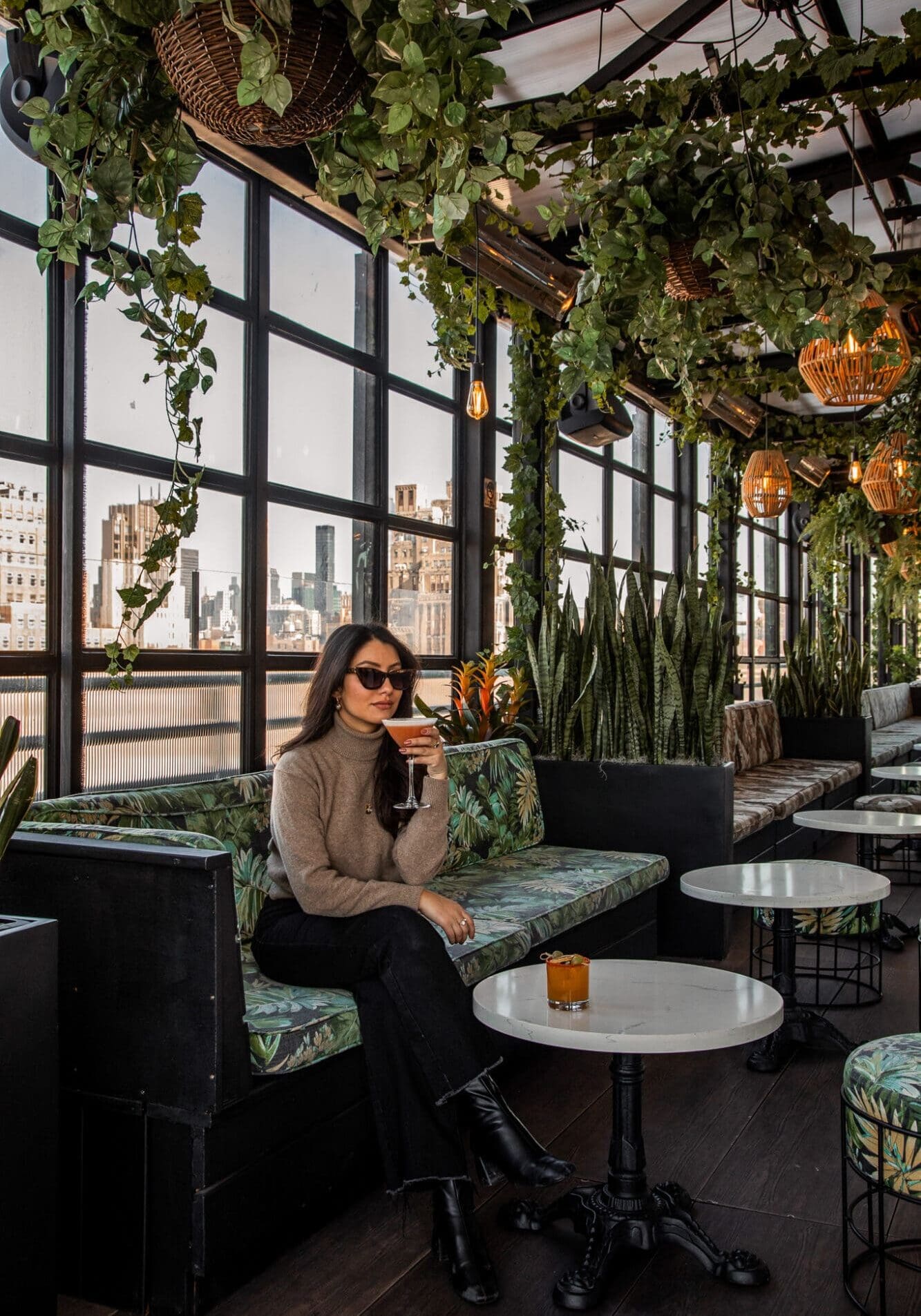 Gansevoort Meatpacking Hotel New York Rooftop Bar Interiors Review
