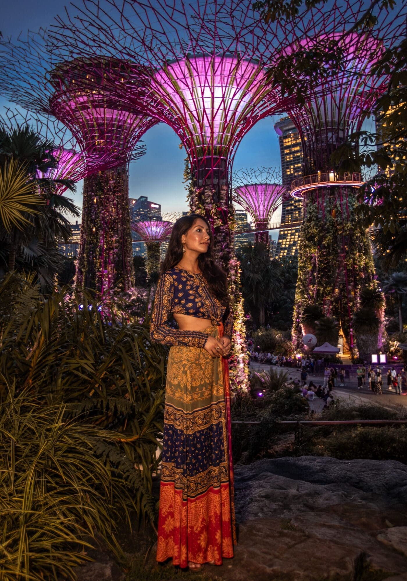 Gardens by the Bay Evening Light Show Super Tree Grove 3 Day Singapore Itinerary