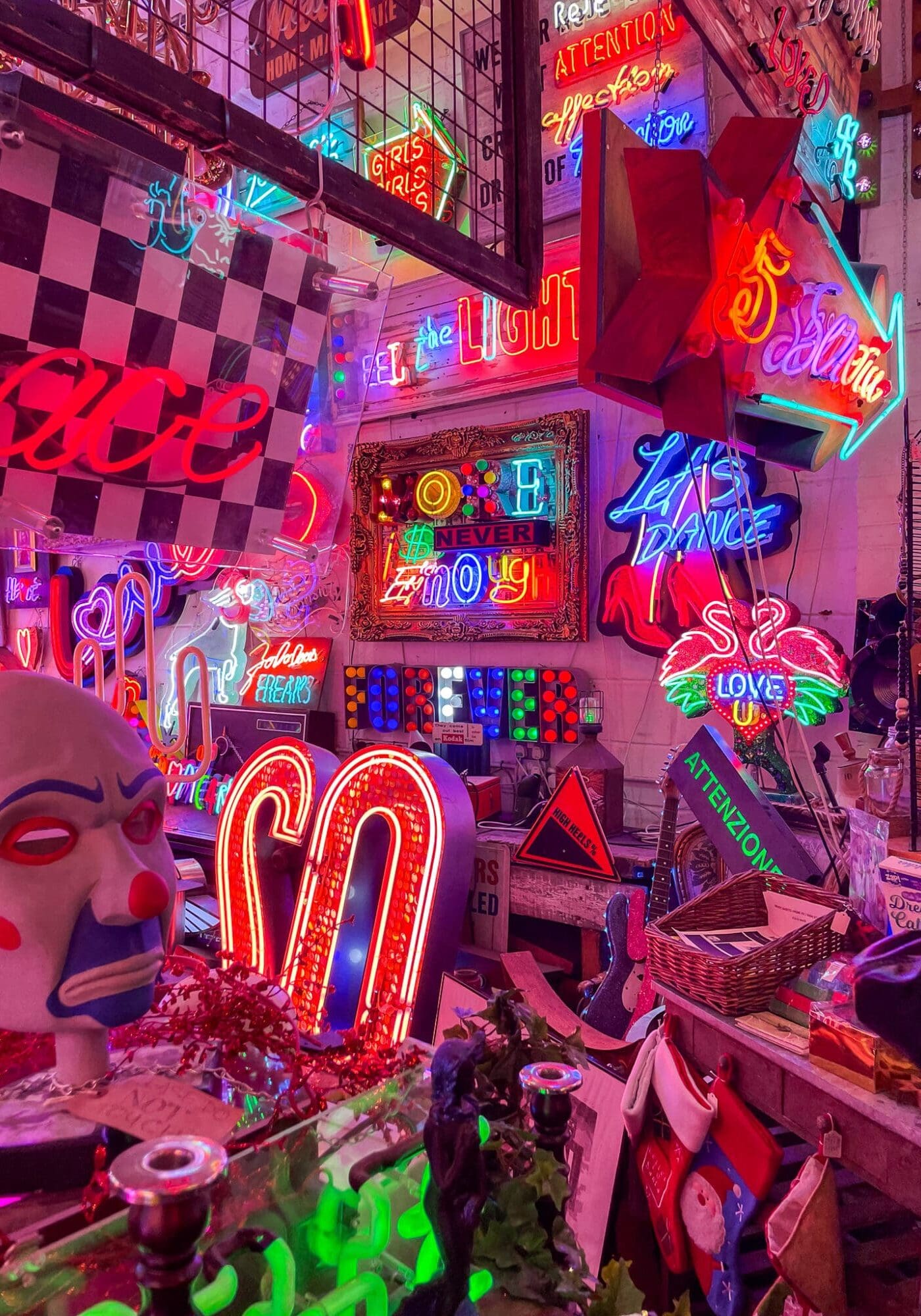 God's Own Junkyard Walthamstow Neon Light Museum Things to do in Walthamstow