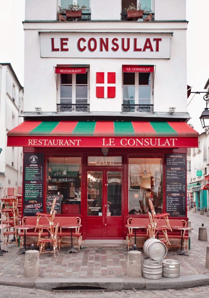 Le Consulat Cafe Montmartre Paris Guide Things to Do Instagram Locations France Travel UK London Blogger Influencer