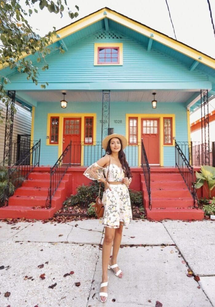 New Orleans Bywater Colourful Houses Travel Guide Louisiana UK London Travel Blogger Influencer