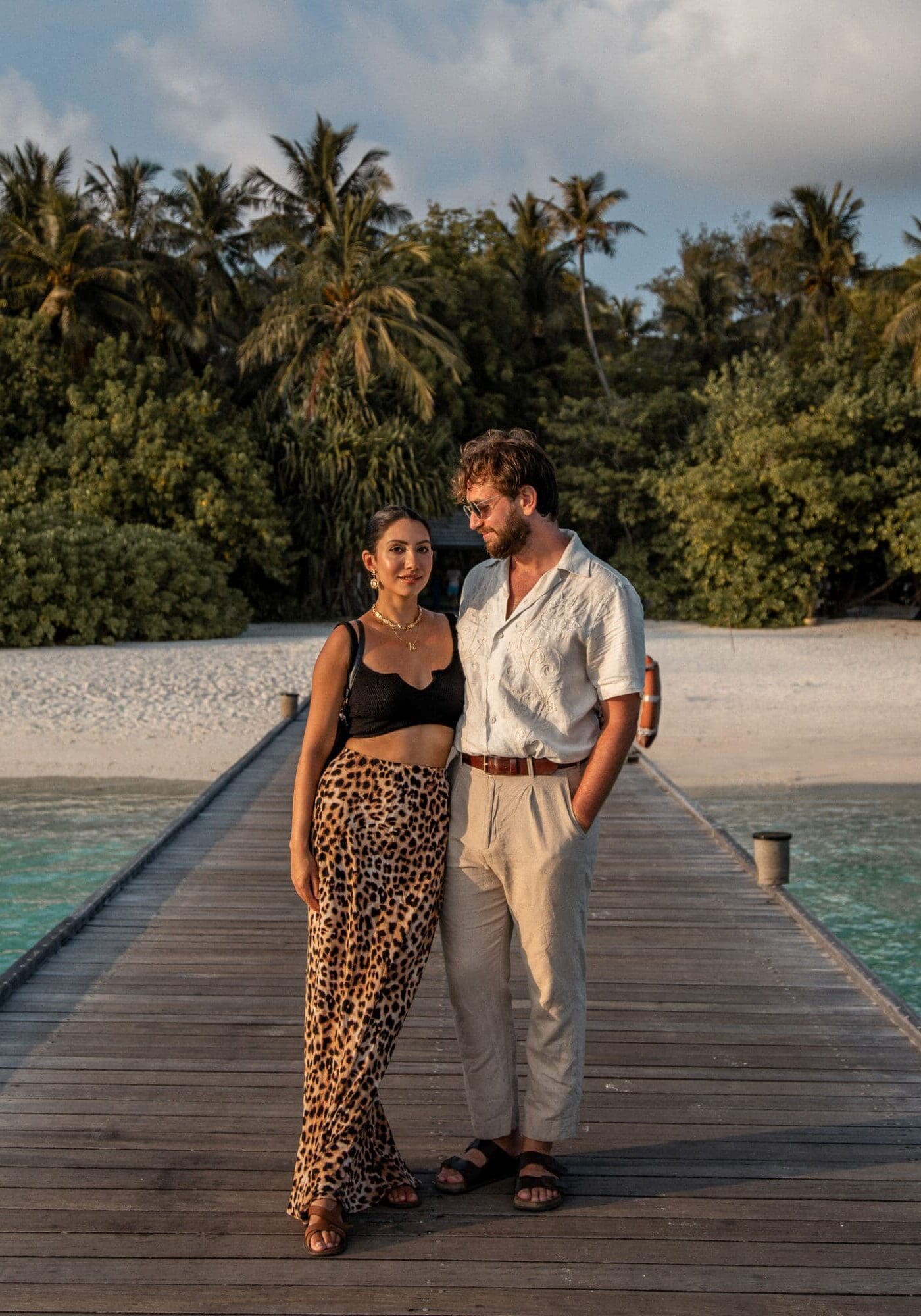 Overwater Villa Jetty Golden Hour Villa Park Maldives