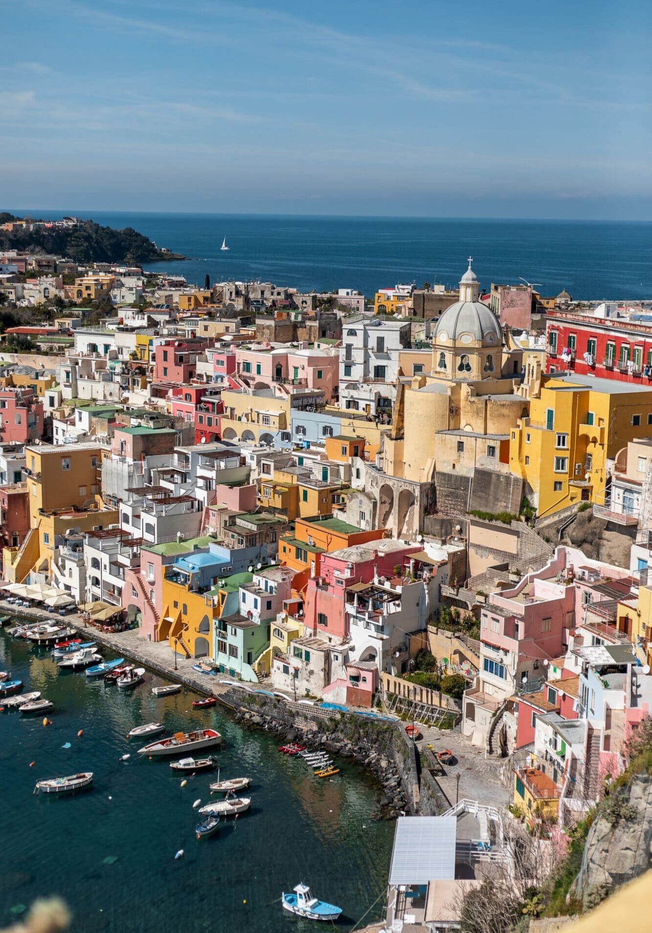 Procida Italy best Colourful Travel Destinations in the world Guide Buildings