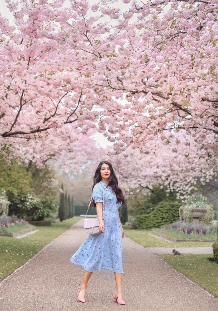 Regent's Park Cherry Blossom Instagram Locations Spring London