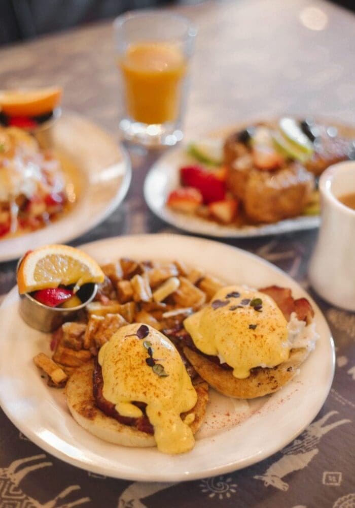 Sky Blue Cafe Eggs Benedict Breakfast Brunch Restaurant Tennessee Nashville Guide Instagram Travel Blogger