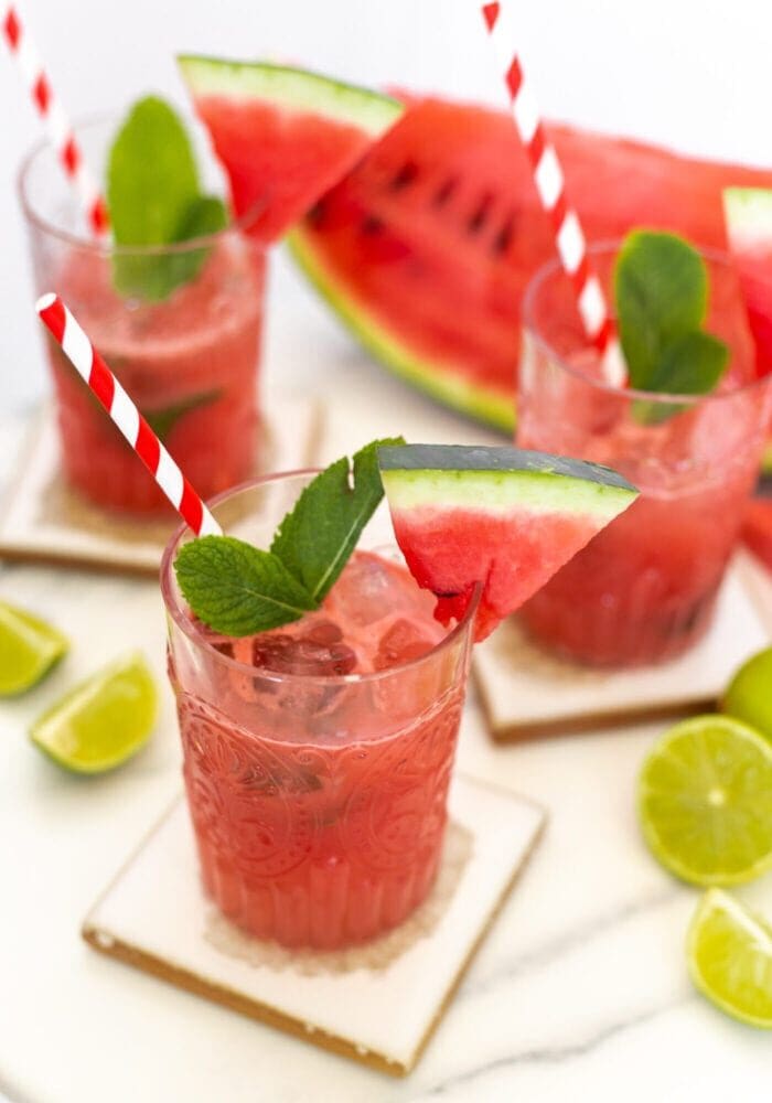 Watermelon Mojito Recipe Summer Fruit Cocktail Recipes Mint Lime Rum Lifestyle UK Blogger
