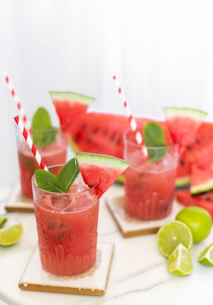 Watermelon Mojito Recipe Summer Fruit Cocktail Recipes Mint Lime Rum Lifestyle UK Blogger